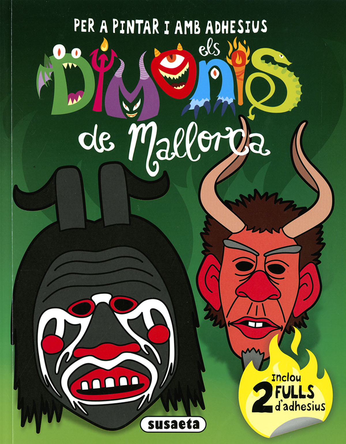  Dimonis de Mallorca per a pintar i amb adhesius 1 