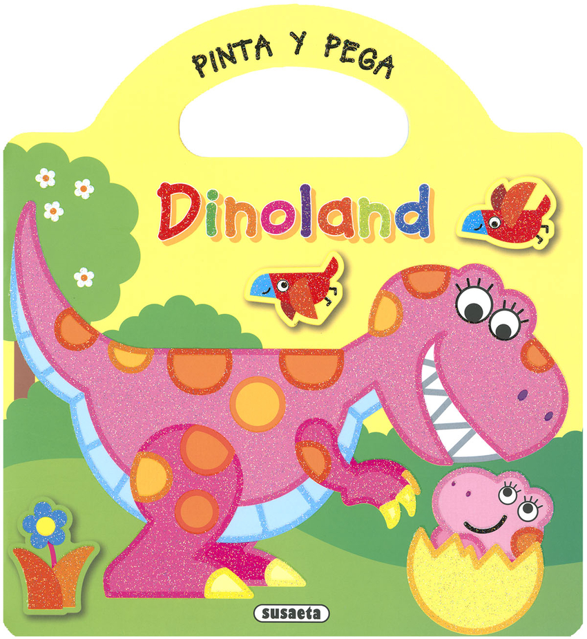 Pinta y pega - Dinoland 4