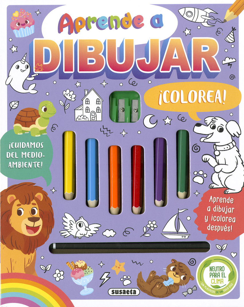 Mi primer libro para colorear ANIMALES — A partir de 1 año — Libro de  dibujar para niños y niñas con 50 motivos de animales, libro para  garabatear:  en blanco: Libro
