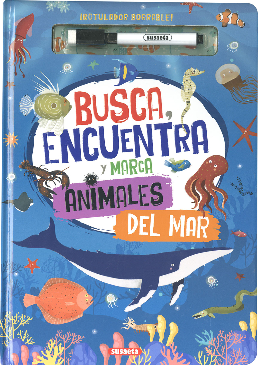 Busca, encuentra y marca animales del mar