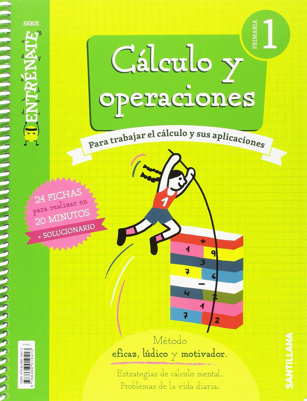 CUADERNO CÁLCULO 1ºPRIMARIA. ENTRÉNATE