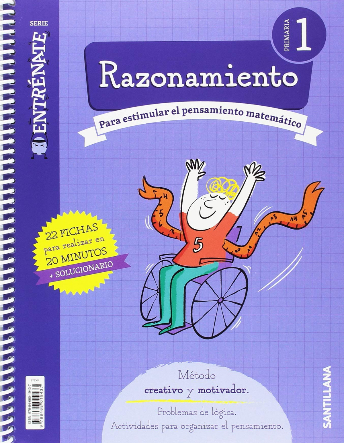 CUADERNO RAZONAMIENTO 1ºPRIMARIA. ENTRÉNATE