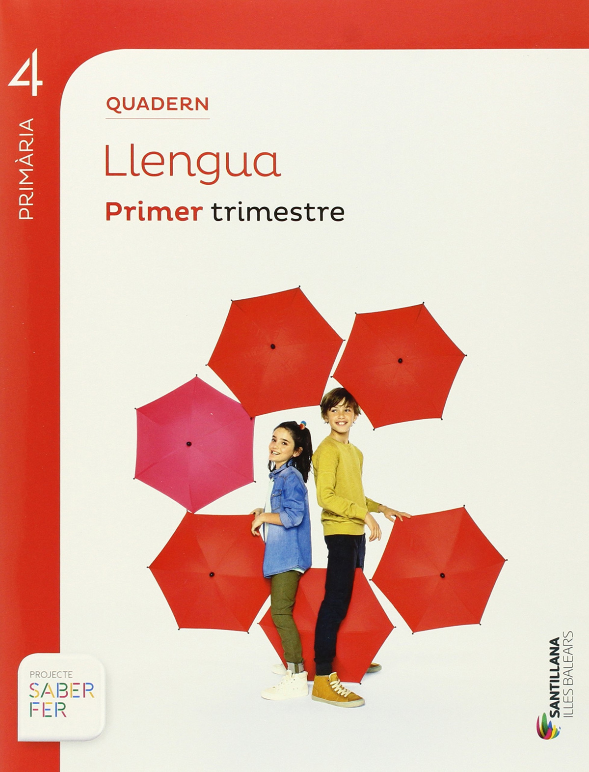 QUADERN LLENGUA 4 PRIMARIA 1 TRIM SABER FER