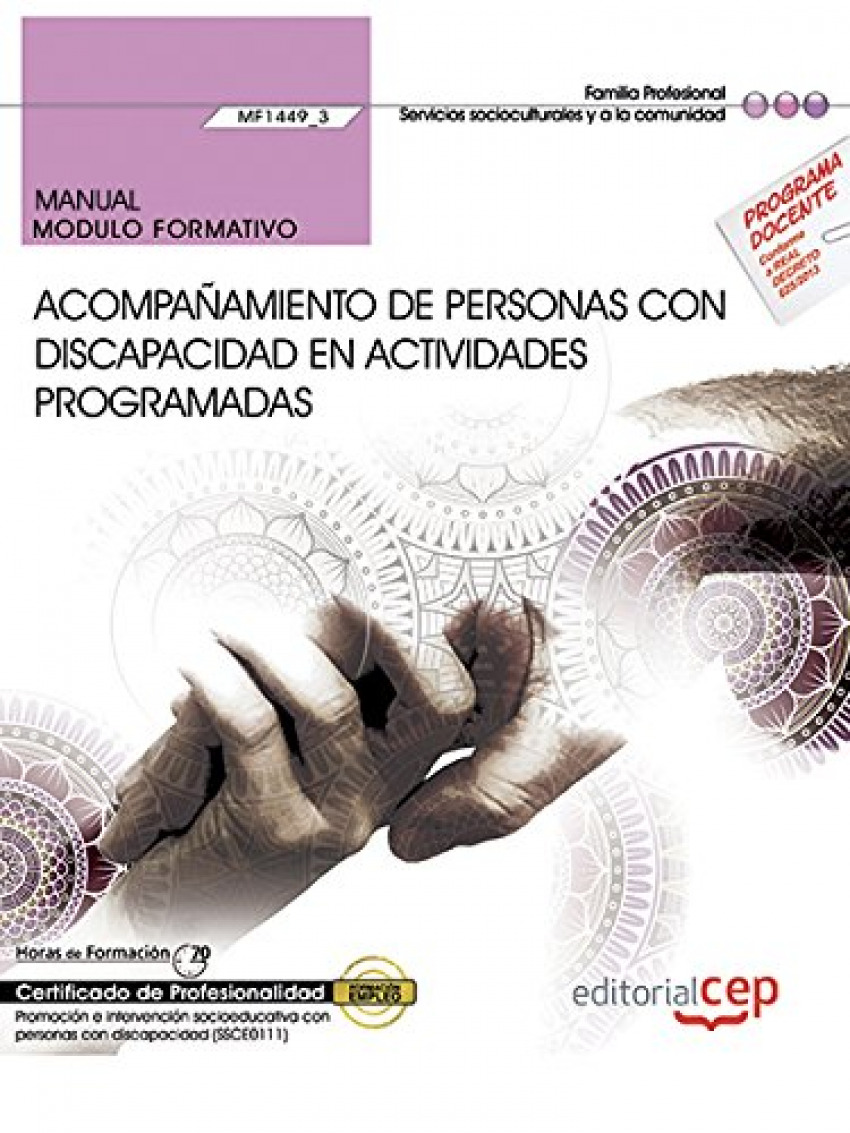 Manual. Acompañamiento de personas con discapacidad en actividades programadas (