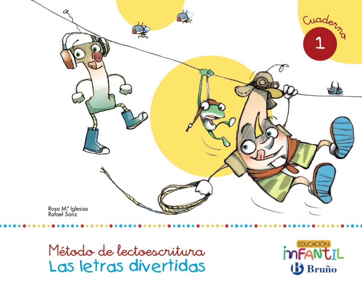  letras divertidas cuaderno 1  3 años LECTOESCRITURA 2016 