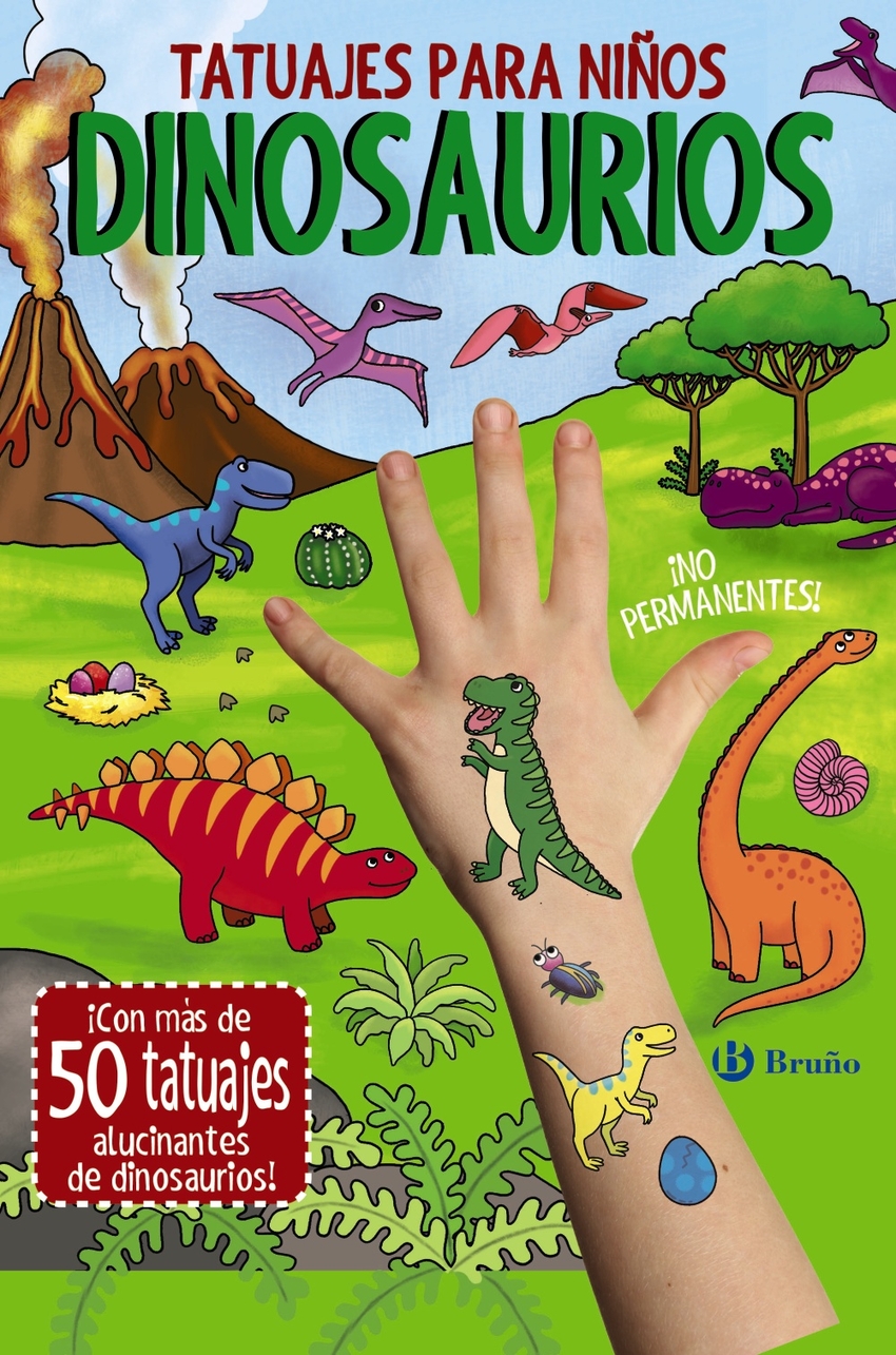  Tatuajes para niños. Dinosaurios 