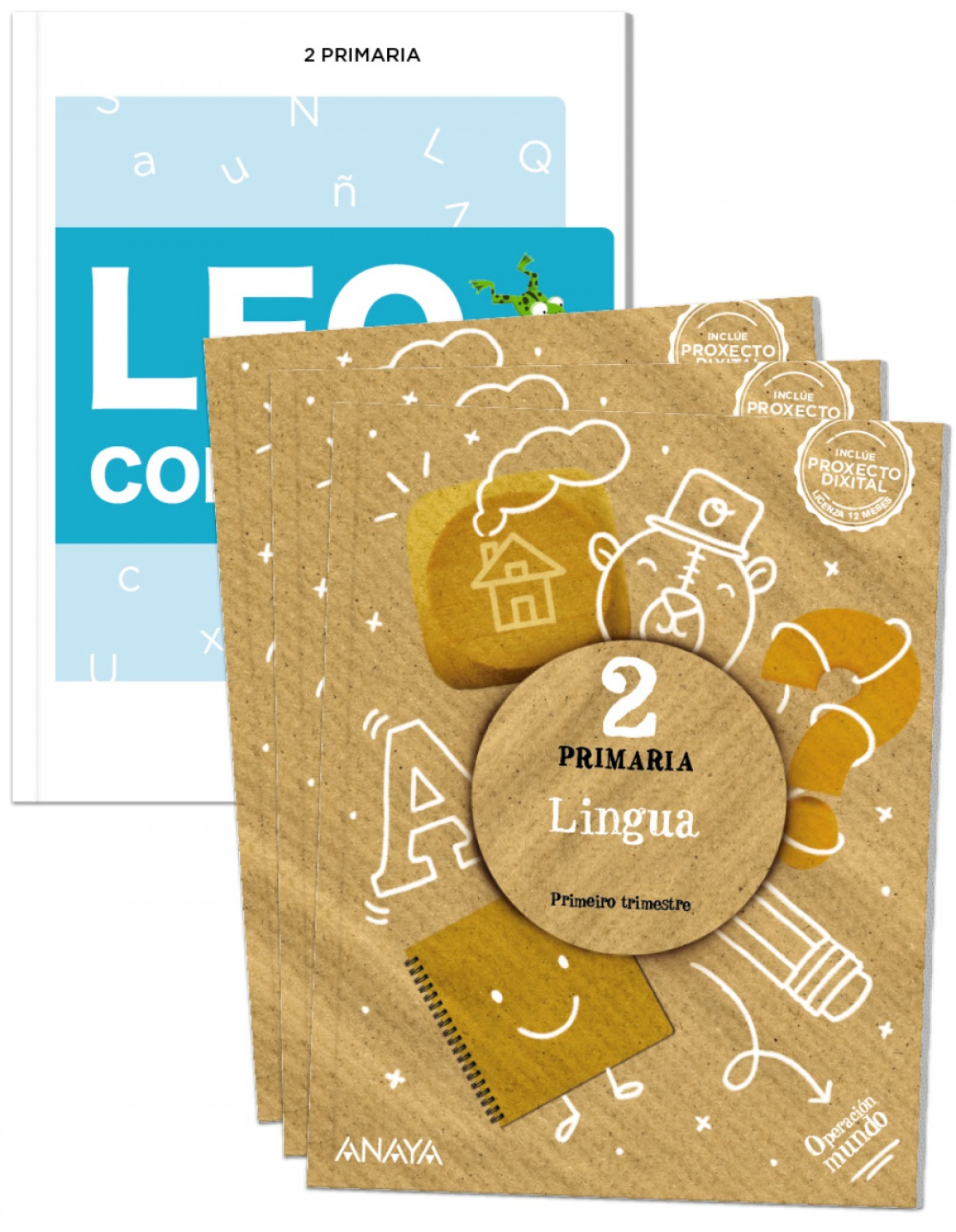  Lingua 2ºPrimaria + Leo e comprendo 2022. 
