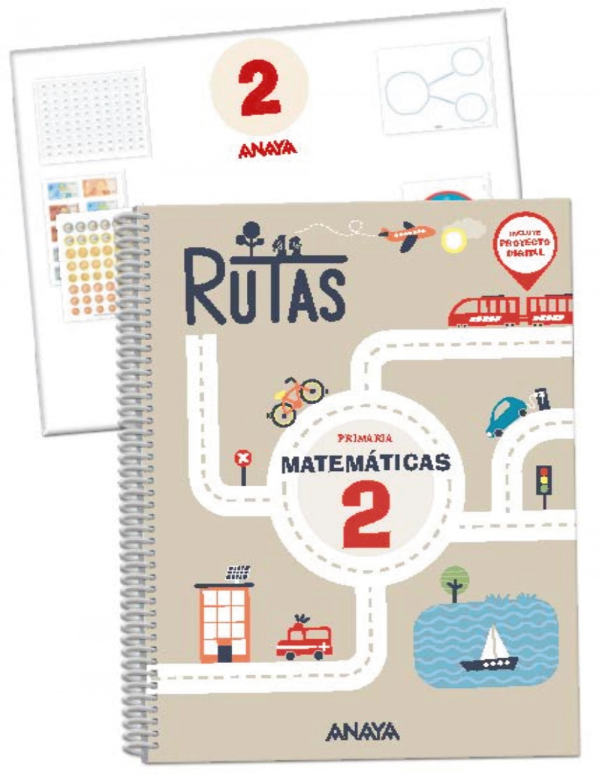 MATEMÁTICAS 2ºPRIMARIA. +MATERIAL MANIPULATIVO. RUTAS. ANDALUCÍA 2023