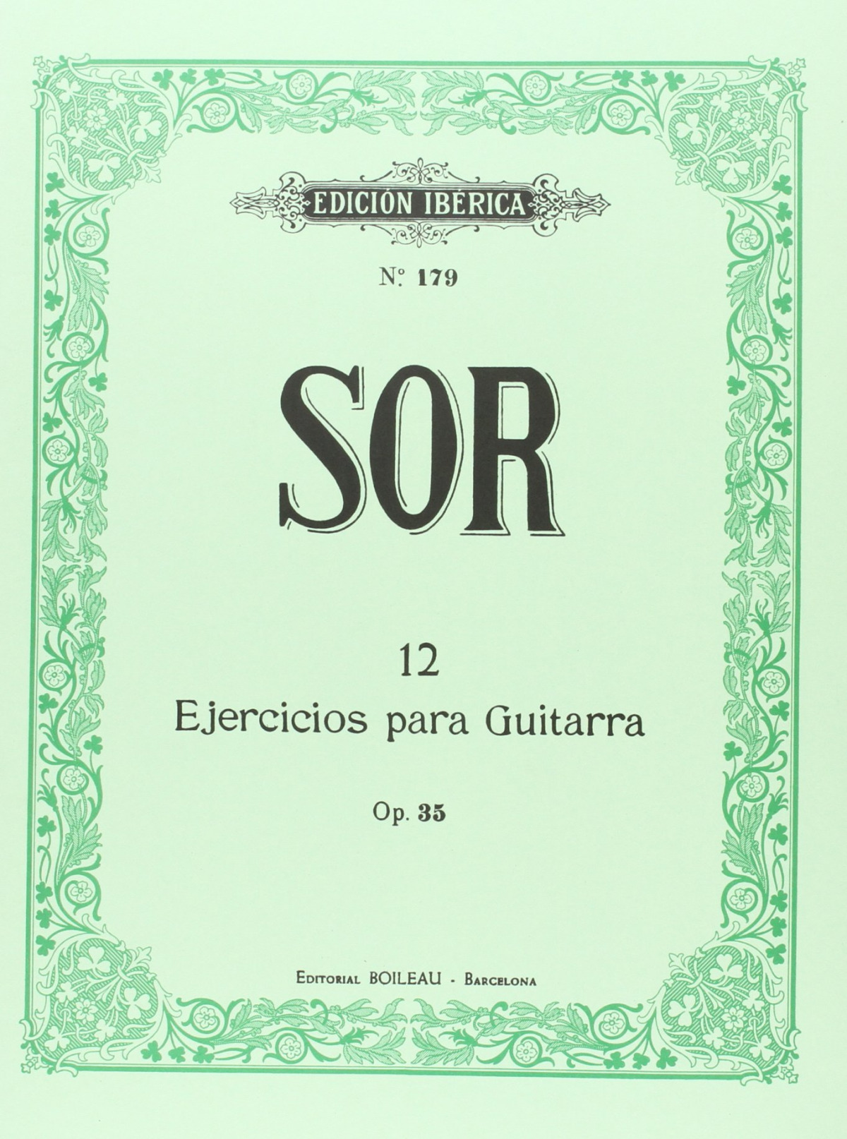 12 Ejercicios para guitarra Op.35