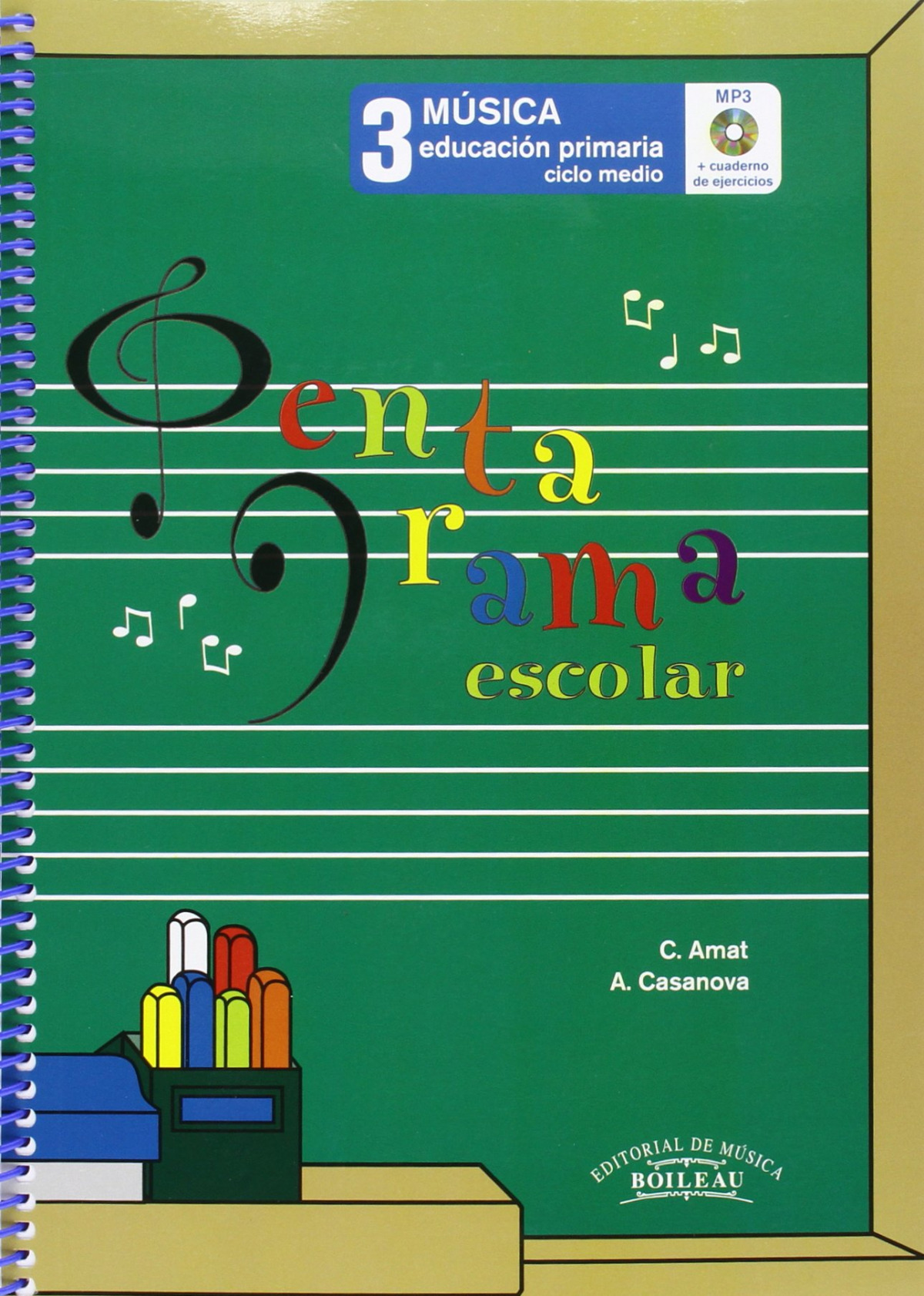 Pentagrama escolar 3 ciclo medio