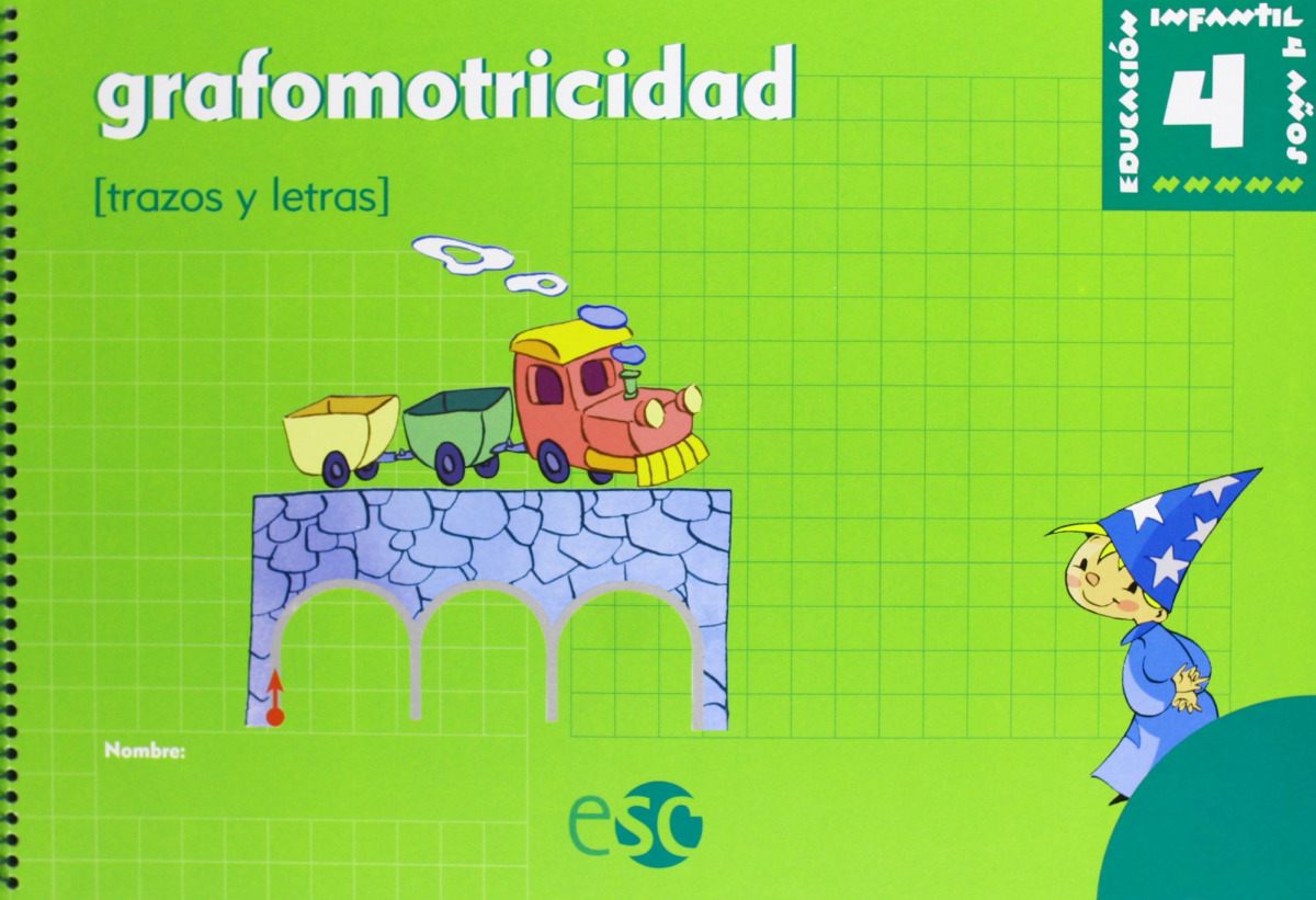  GRAFOMOTRICIDAD 4 AÑOS (TRAZOS Y LETRAS) 