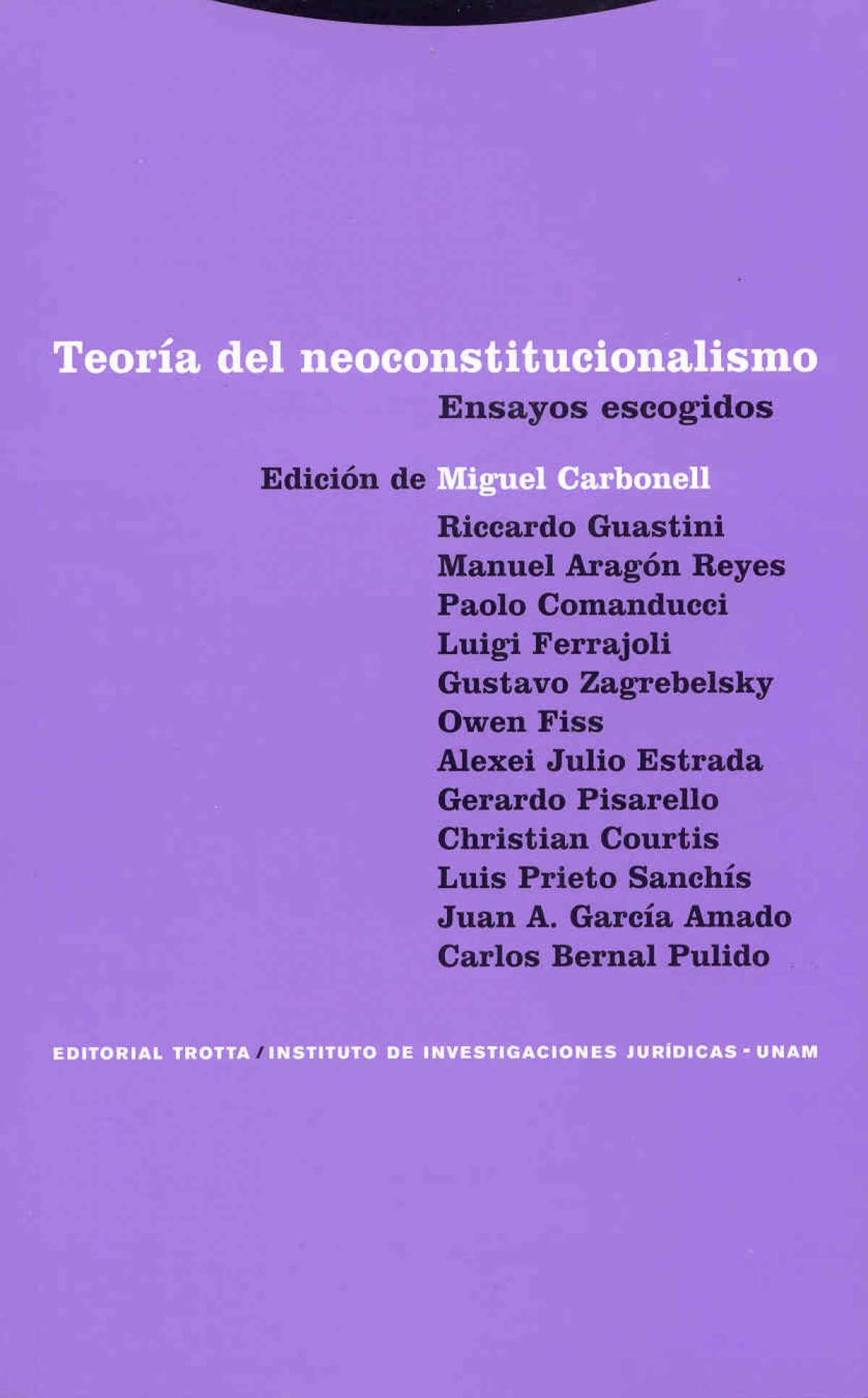 Teoría del neoconstitucionalismo