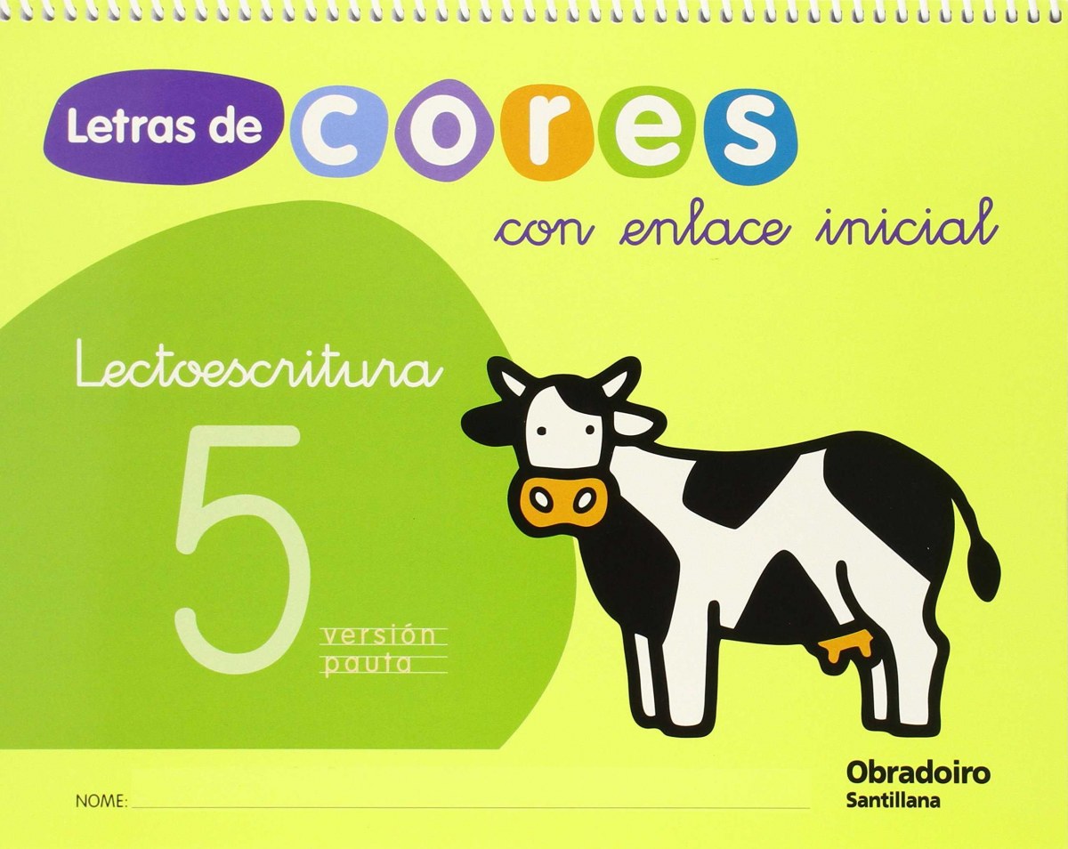  (G).(09).LETRAS CORES 5.(5 ANOS)+CONTO (LECTOESCRITURA) 
