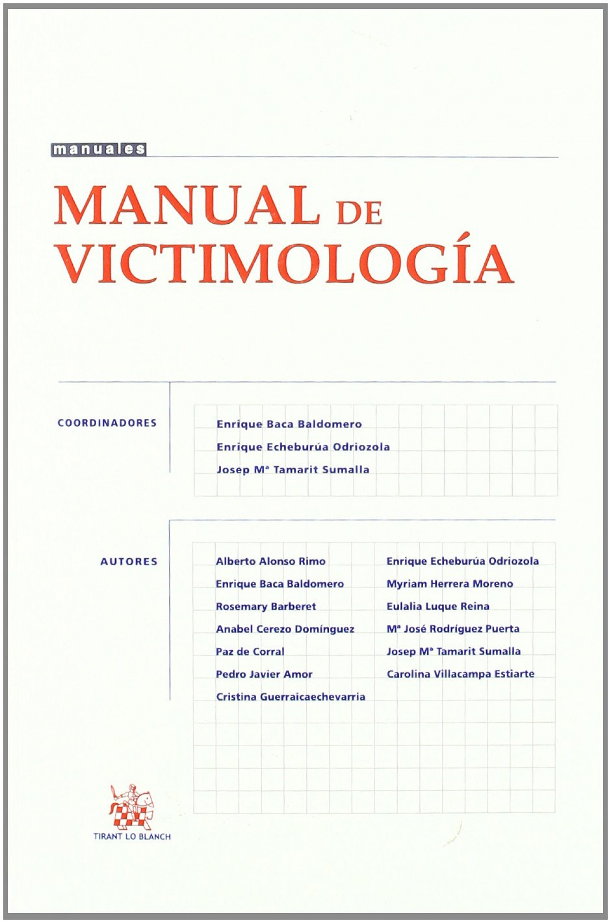 Manual de victimología