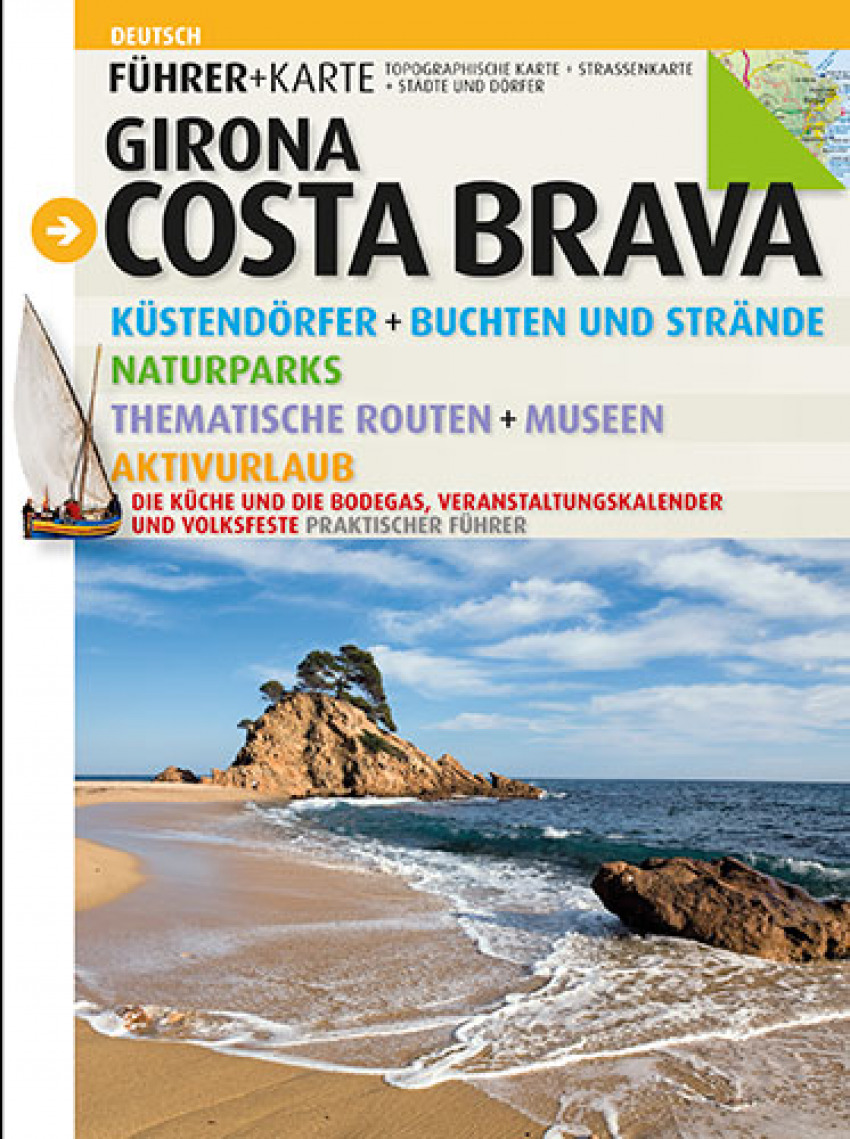 Costa Brava, führer + karte