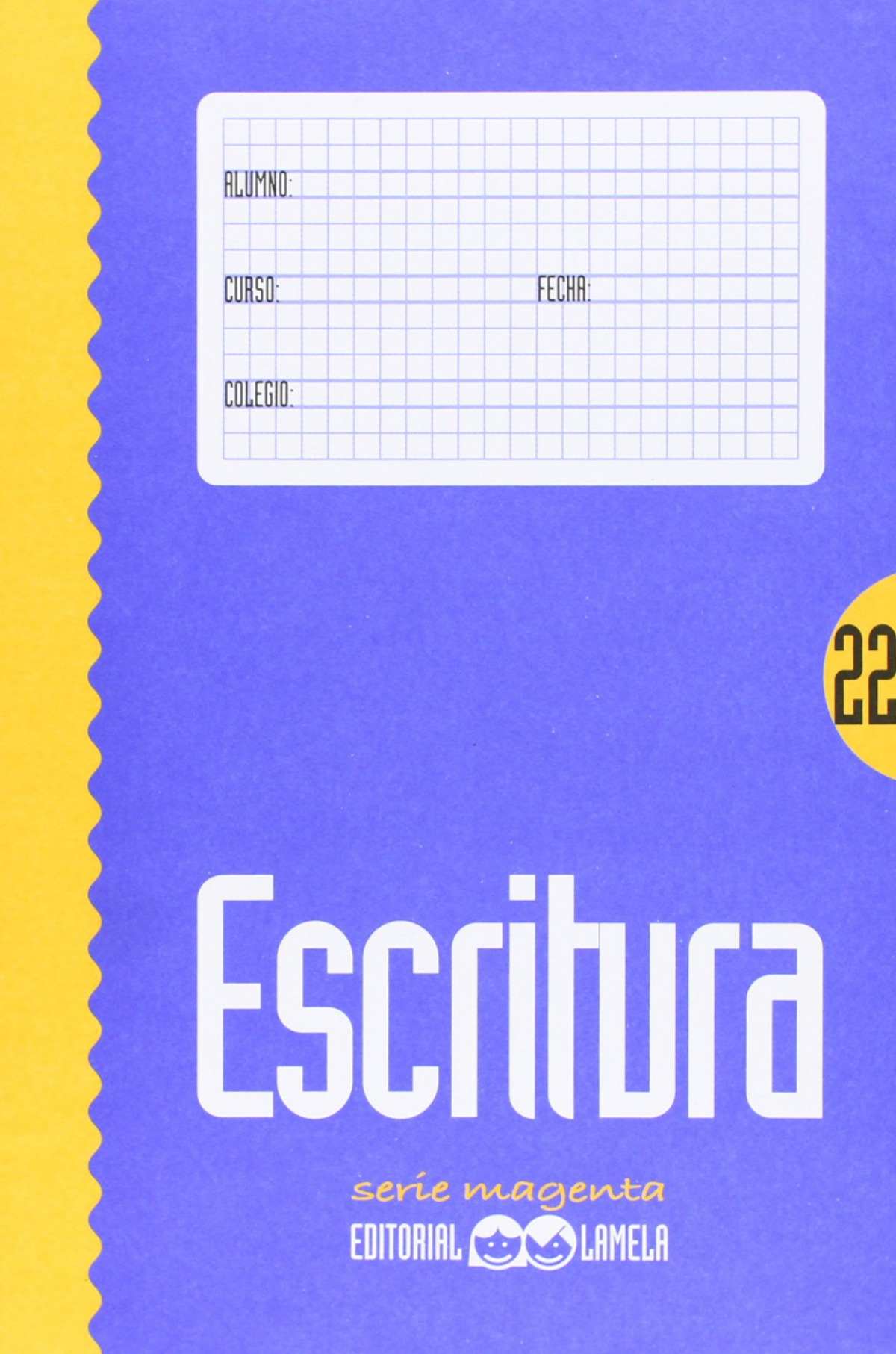 Cuaderno de escritura 22 lamela