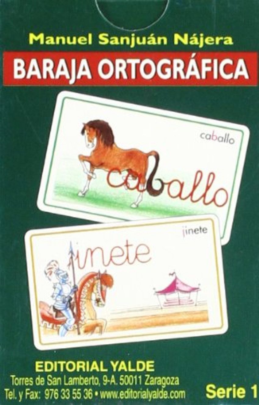 BARAJA ORTOGRAFICA 1.(5-12 AÑOS) 33 CARTAS