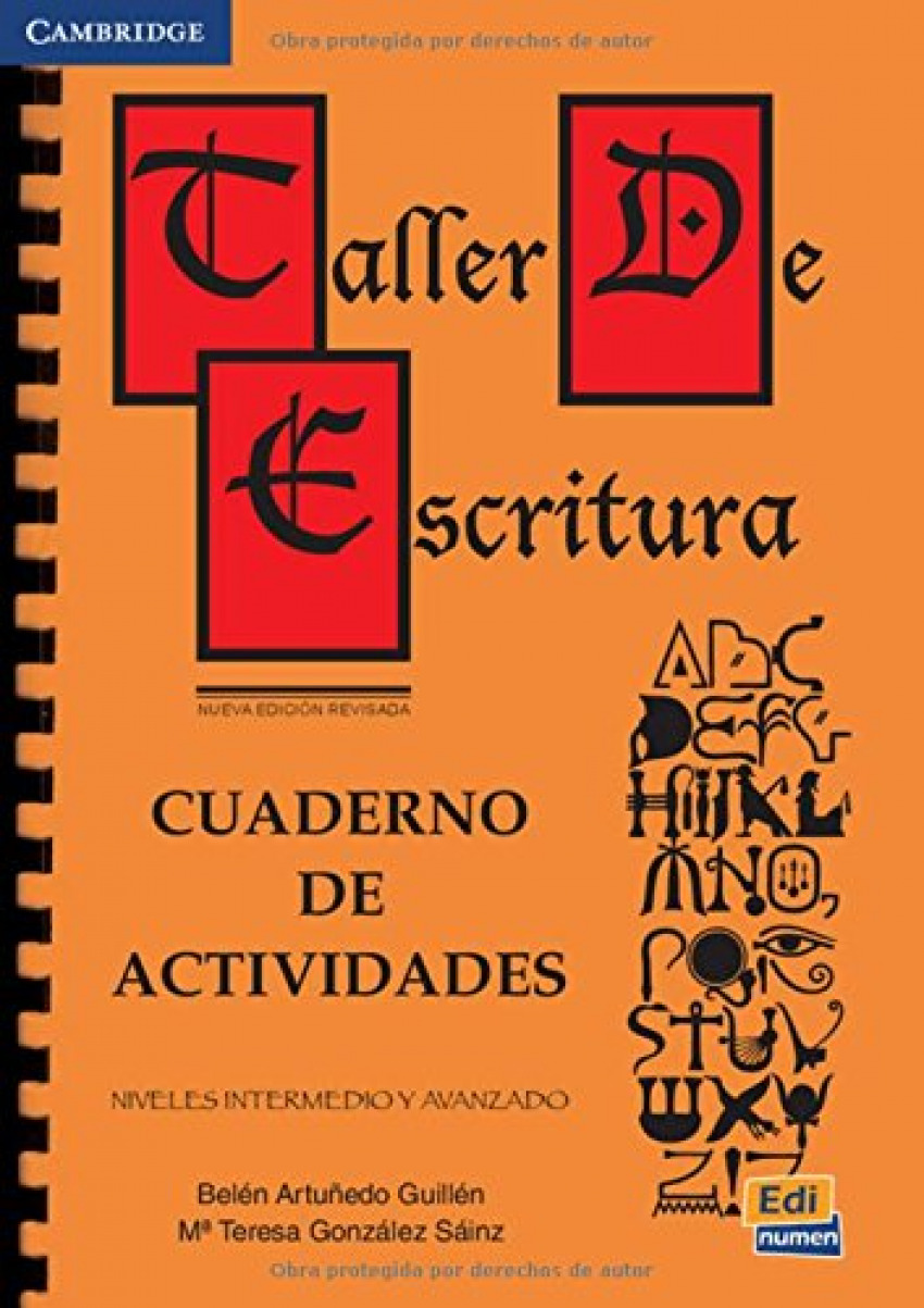 TALLER ESCRITURA.CUAD.(INTERMEDIO-AVANZADO)