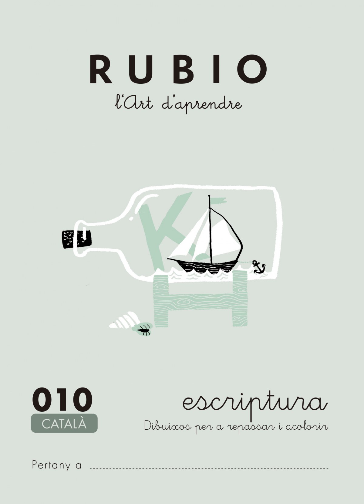 Escriptura rubio dibuixos per a repassar i pintar