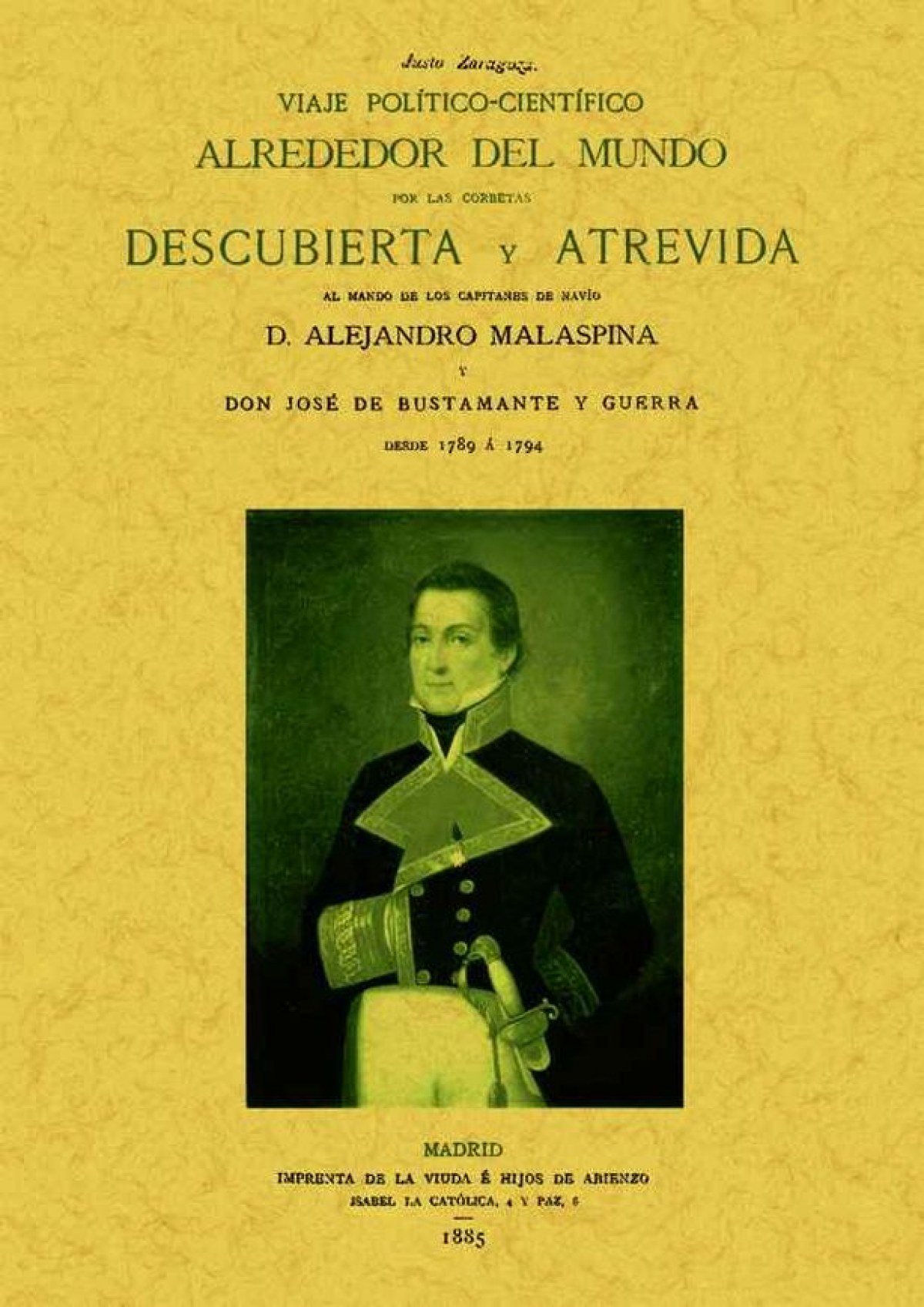 VIAJE POLÍTICO-CIENTÍFICO ALREDEDOR DEL MUNDO POR LAS CORBETAS 'DESCUBIERTA' Y 'ATREVIDA'