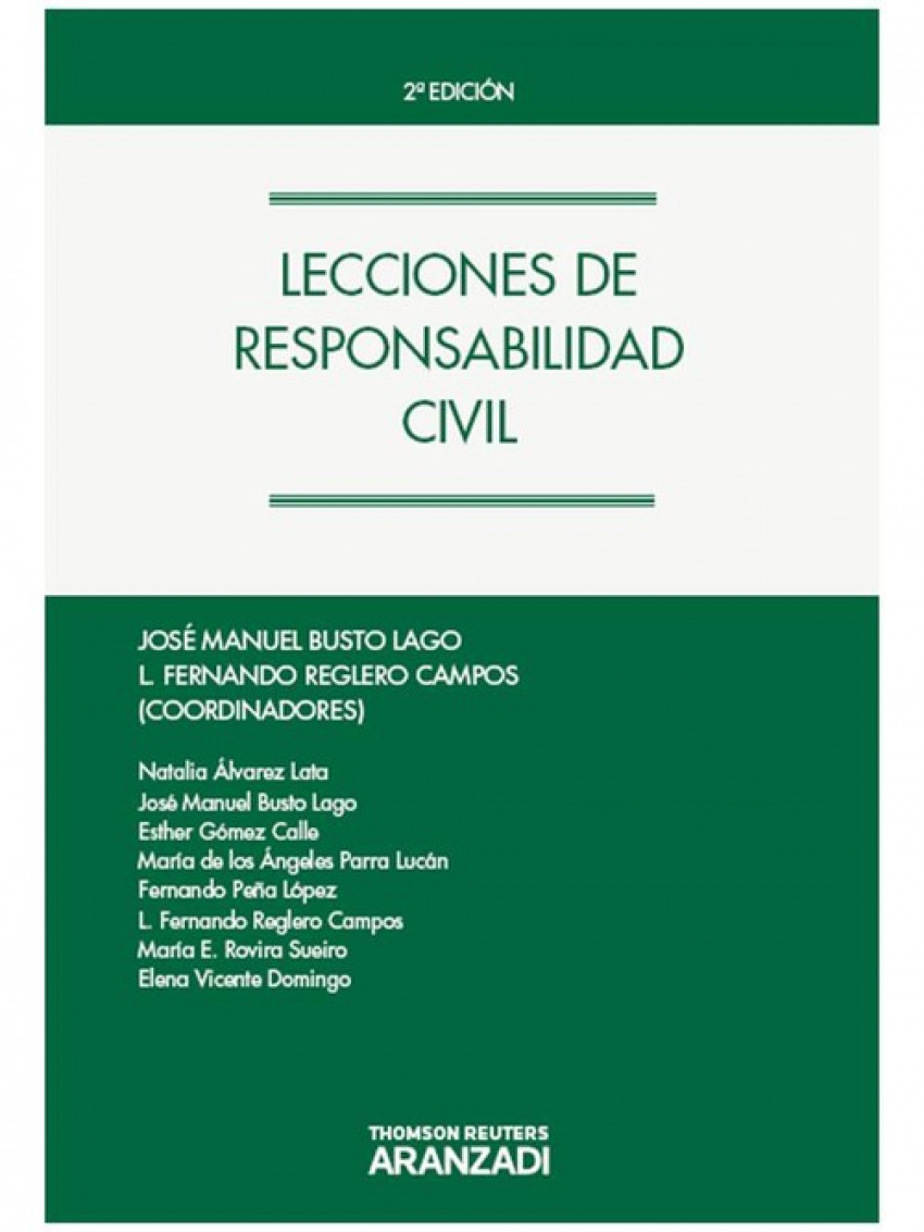 Lecciones de responsabilidad civil (2ªed)