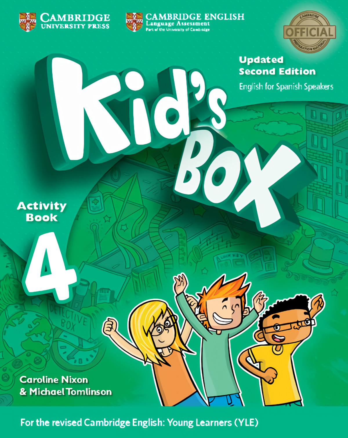 Kid's Box 4 Primary Workbook with CD-ROM and Home Booklet 2 Spanish Edition Updated