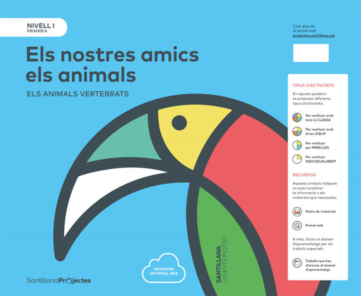 NIVELL I NOSTRES AMICS ANIMALS CAT ED17