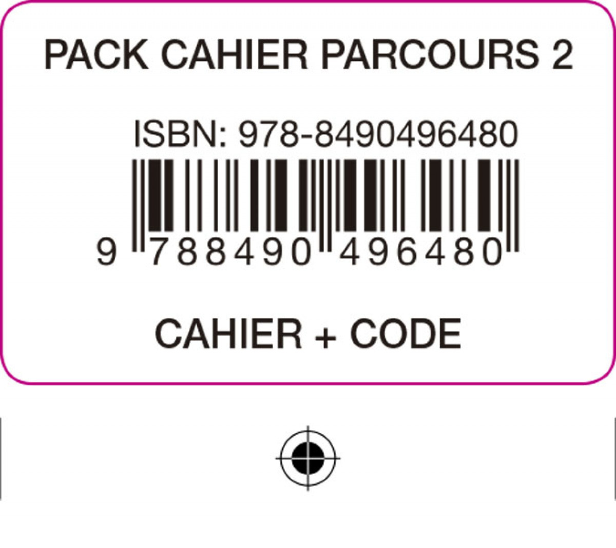 PARCOURS 2 PACK CAHIER D'EXERCICES