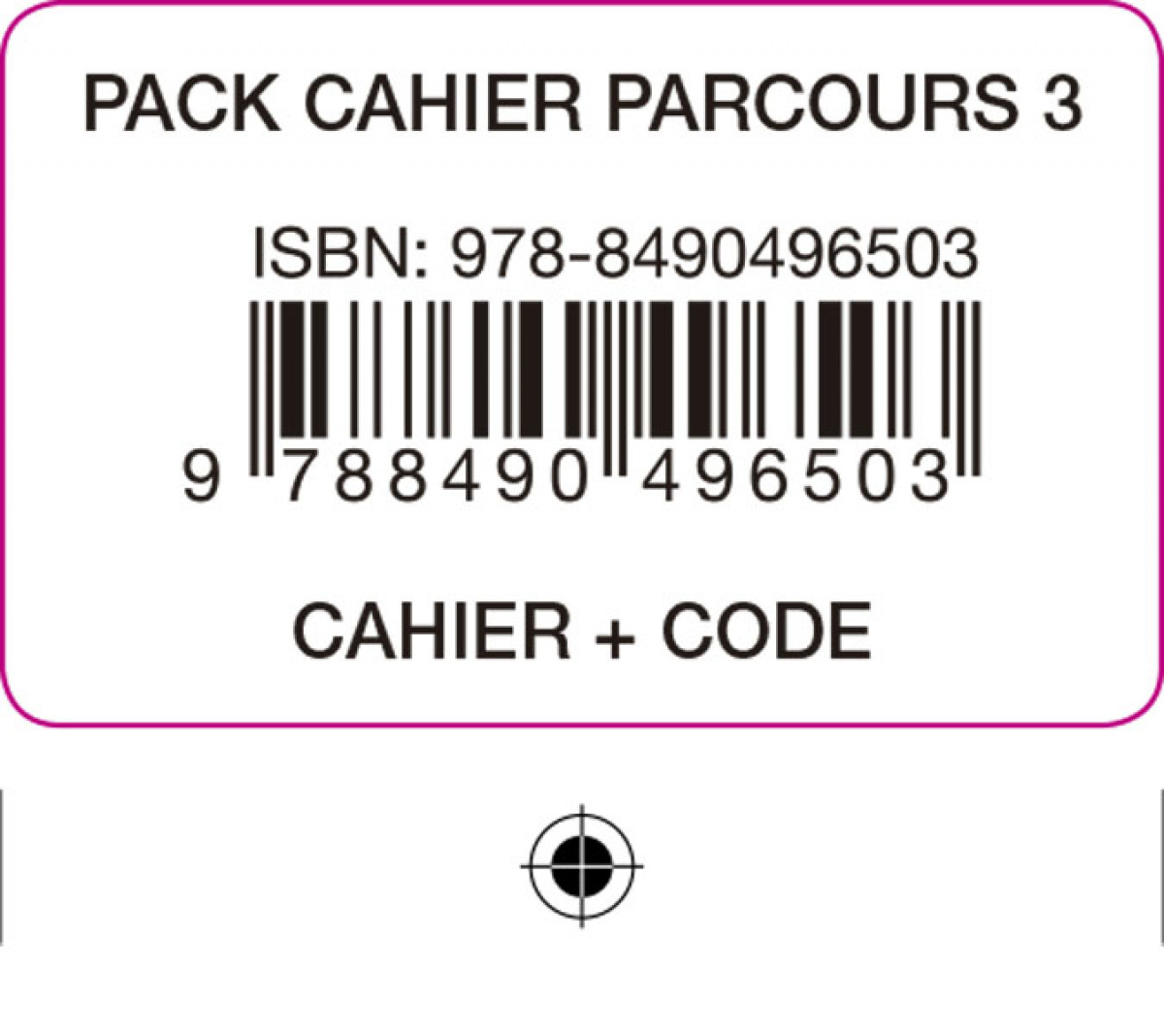 PARCOURS 3 PACK CAHIER D'EXERCICES