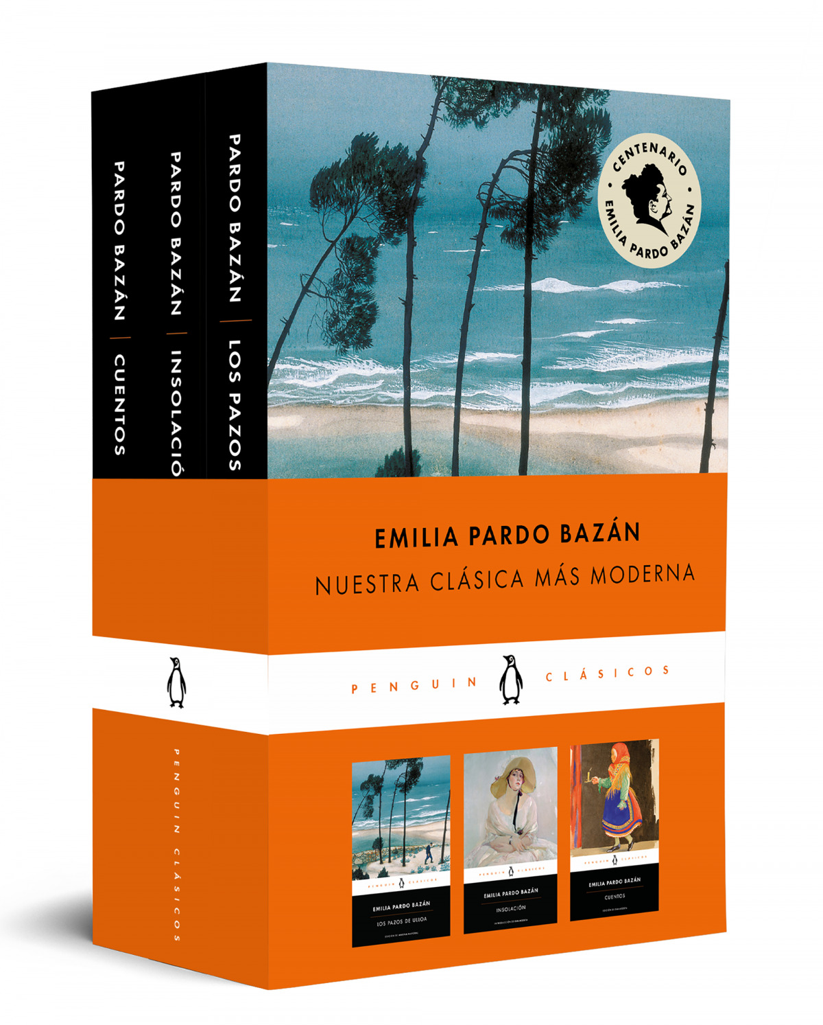 Emilia Pardo Bazán (pack que incluye: Cuentos / Los pazos de Ulloa / Insolación)