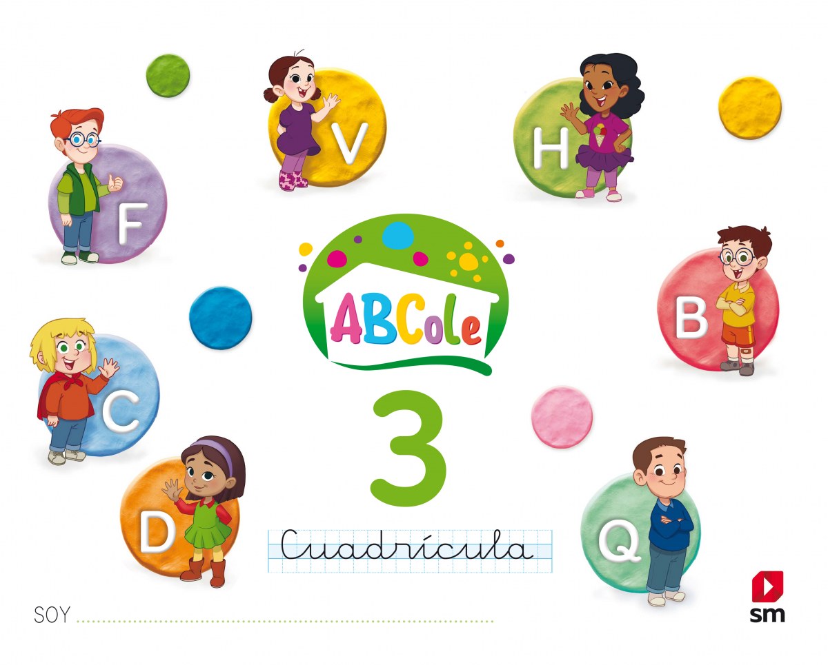  LECTOESCRITURA 3 ABCOLE CUADRÍCULA 