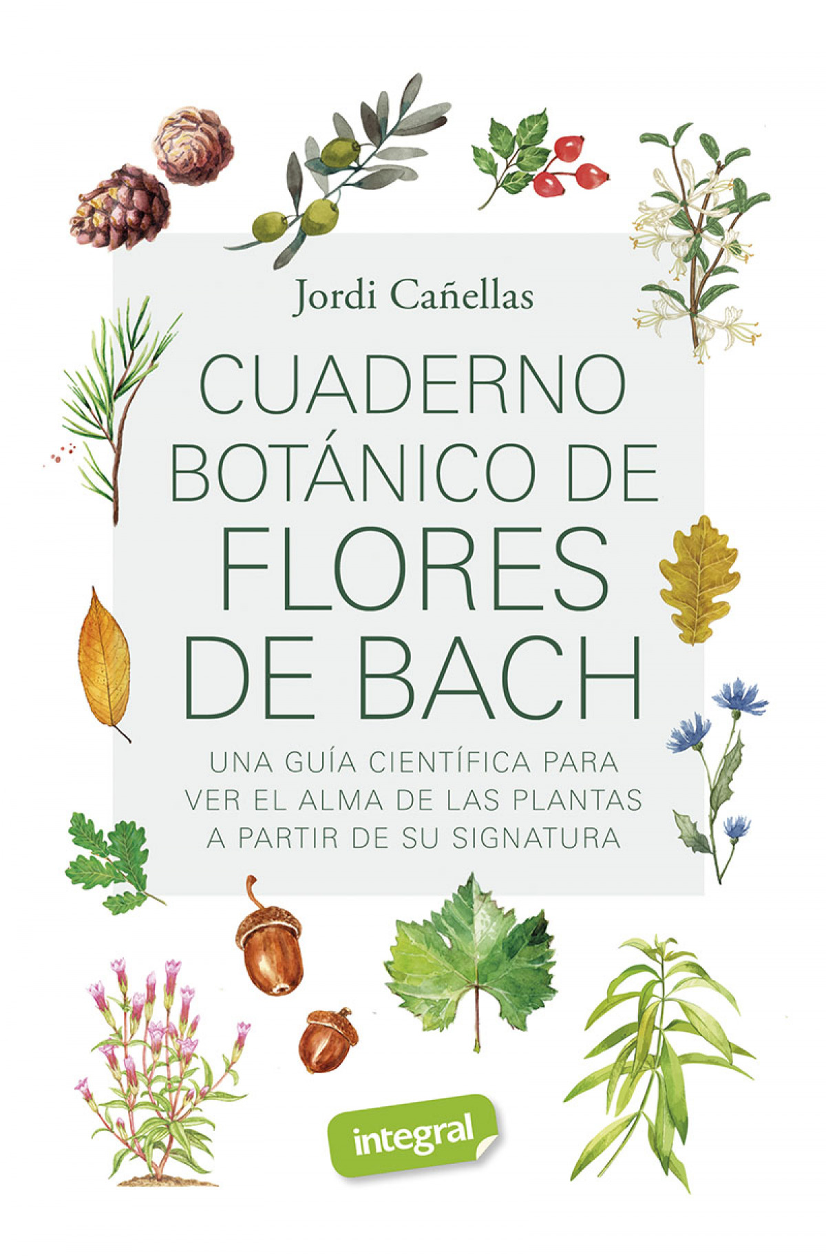 Cuaderno botánico de Flores de Bach