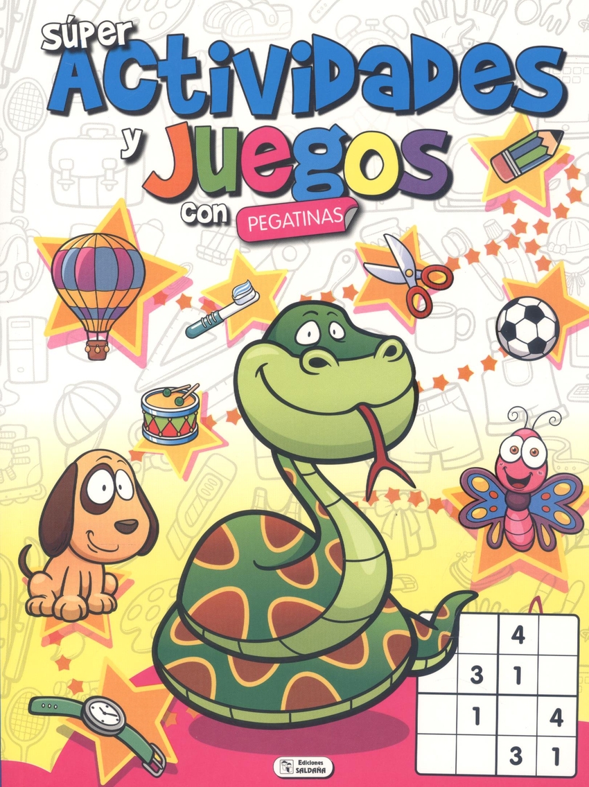 Super actividades y juegos con pegatinas