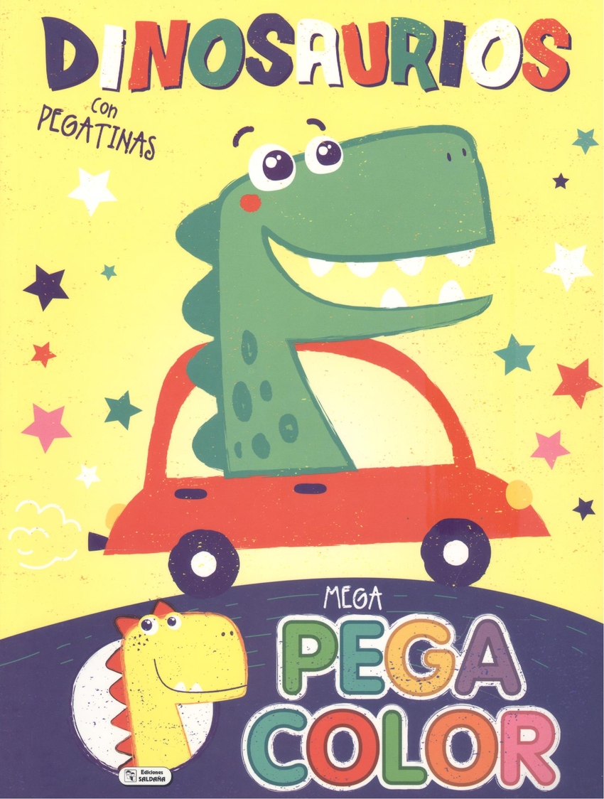 Dinosaurios con pegatinas