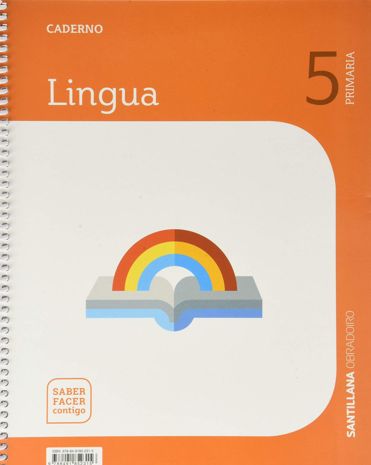 CADERNO LINGUA 5 PRIMARIA SABER FACER CONTIGO OBRADOIRO