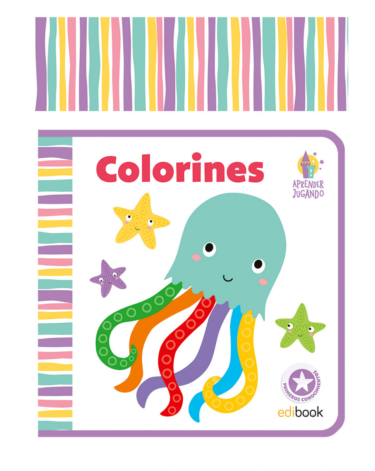 APRENDER JUGANDO - LIBRO CARTÓN Y EVA - colorines