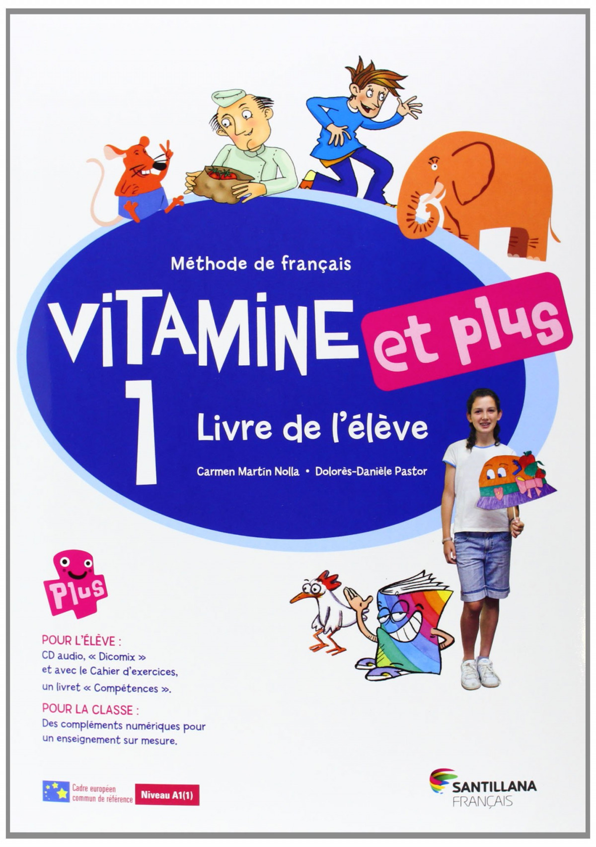 Vitamine Et Plus 1 (Eleve+Cd) 5º.Frances Primaria