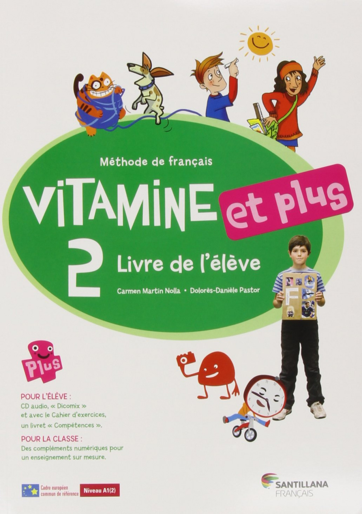 Vitamine Et Plus 2 (Eleve+Cd) 6º.Frances Primaria