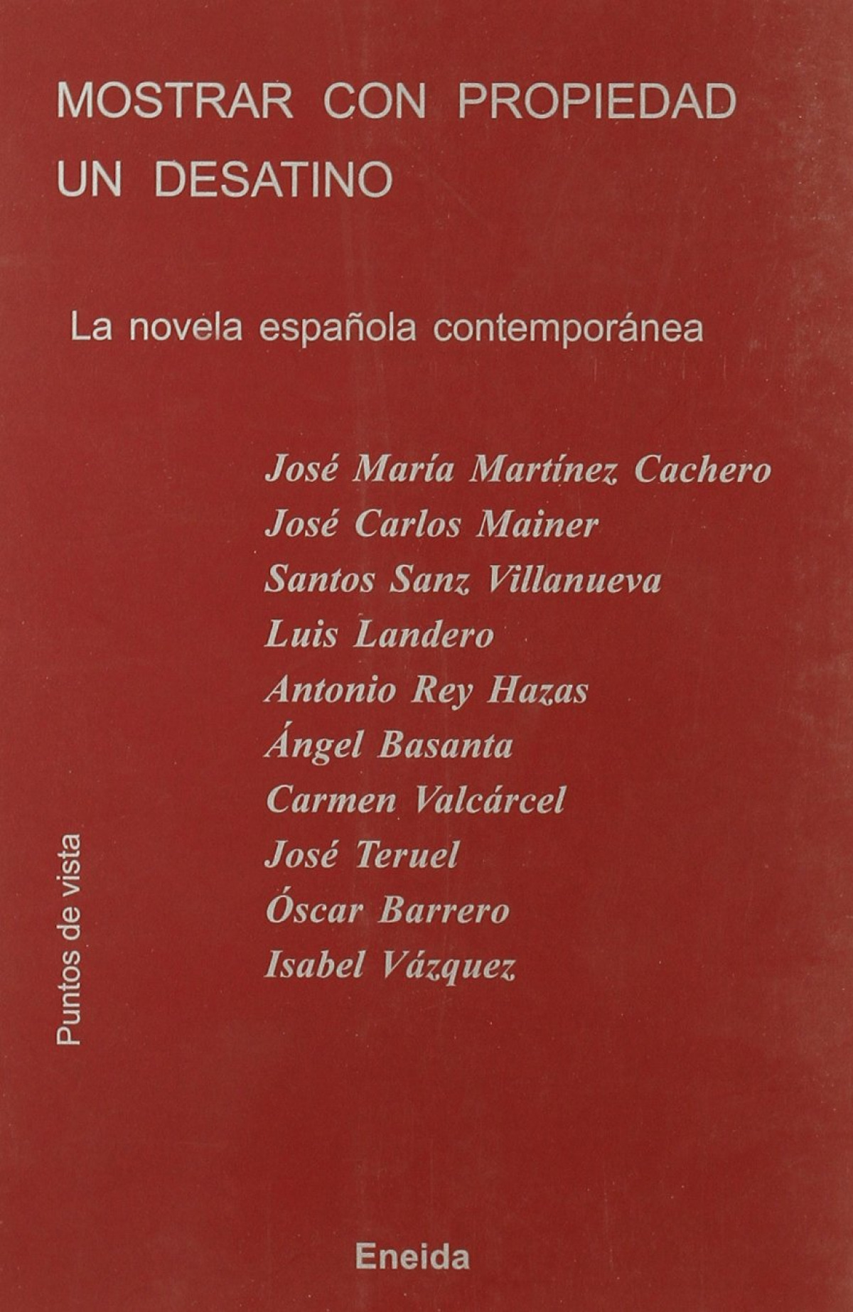 La novela contemporánea