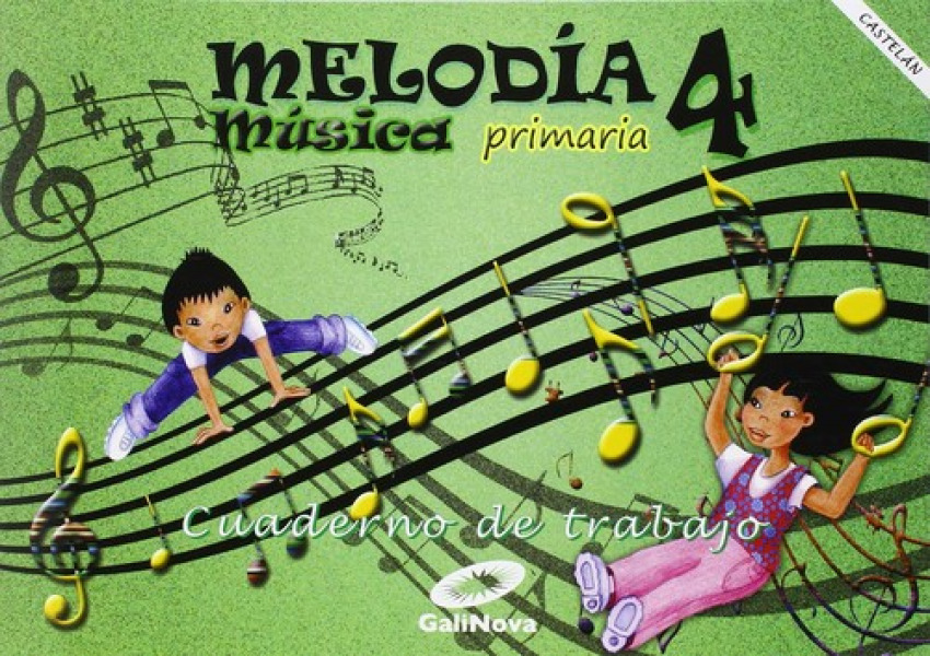 Cuaderno musica 4ºprimaria. Melodía. Para Galicia