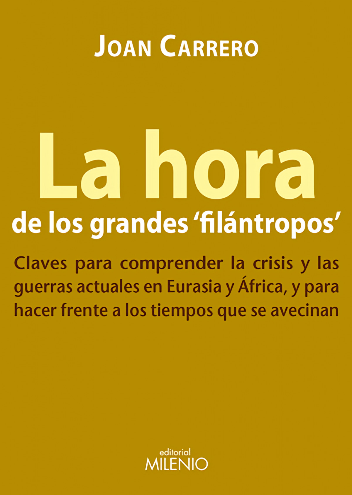 La hora de los grandes filántropos