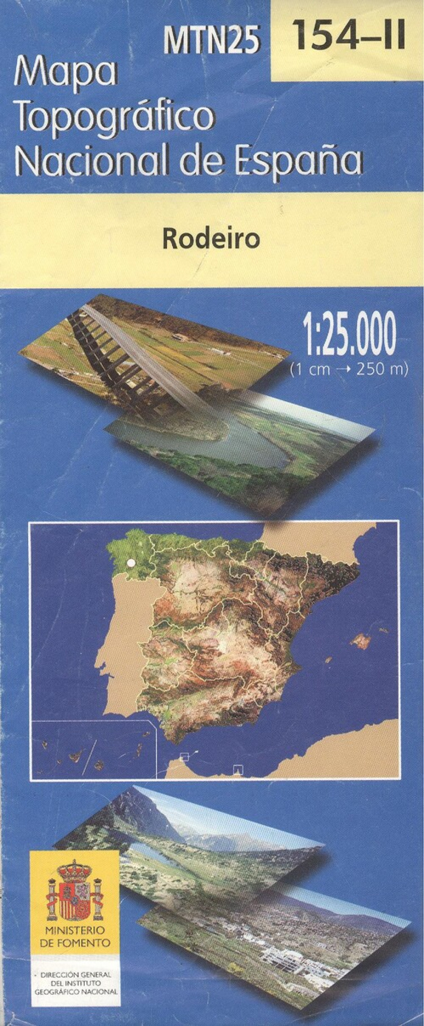 MTN 25. Hoja 154-II, Rodeiro