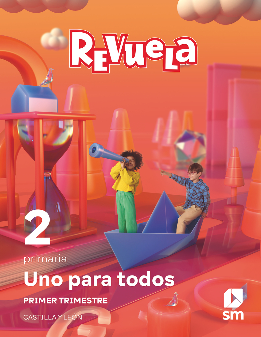  Método globalizado. Uno para todos. 1 Trimestre. 2 Primaria. Revuela. Castilla y León 