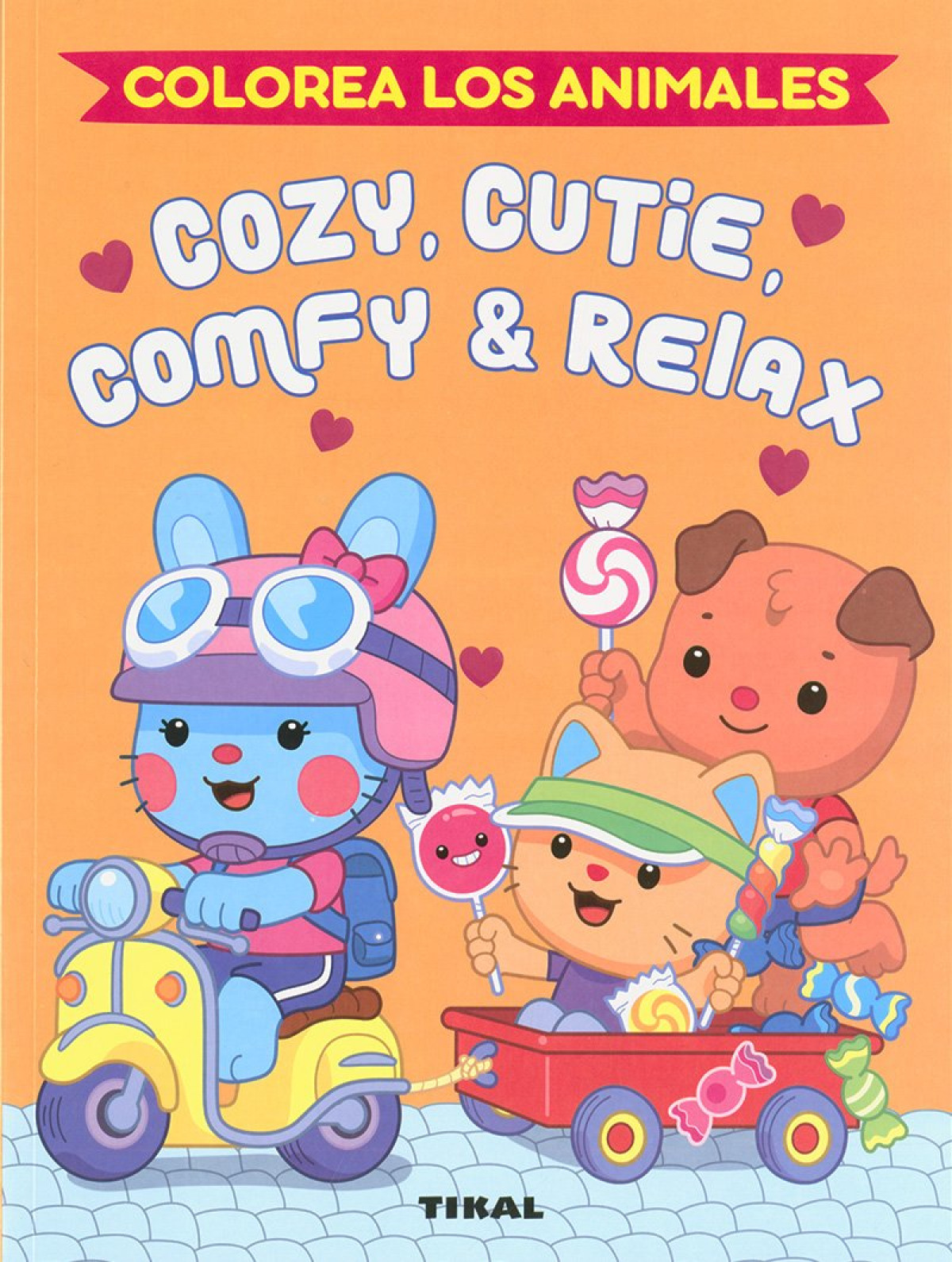  COZIE, CUTIE, COMFY &amp;RELAX. COLOREA LOS ANIMALES 