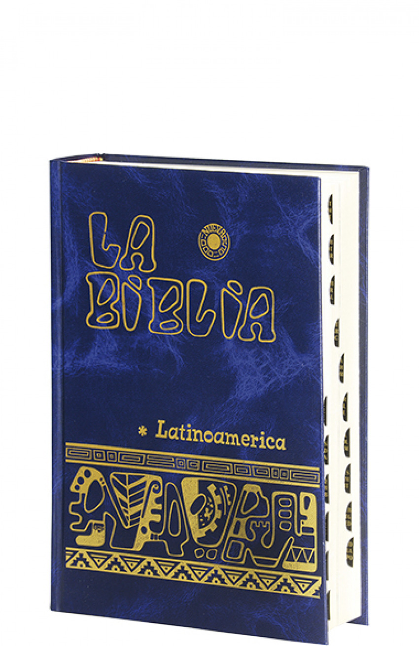 Biblia Latinoam. bolsillo cartone color, uñeros