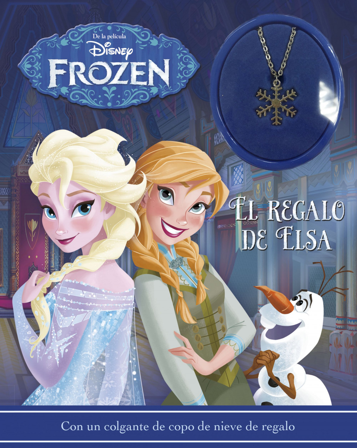  Frozen. Libro con collar. El regalo de Elsa 