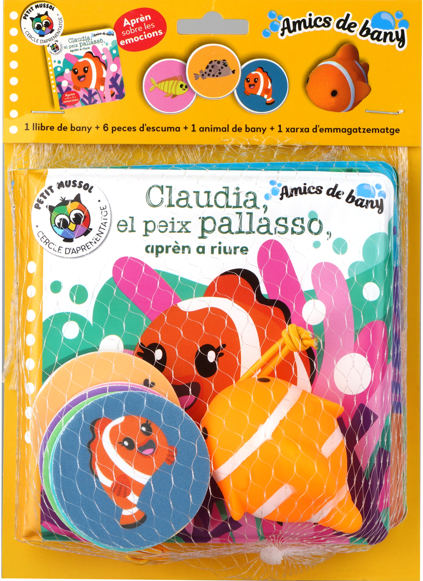 Claudia, el peix pallasso, apren a riure