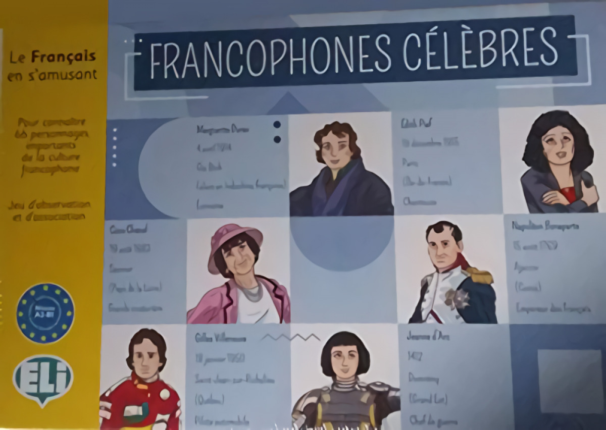  FRANCOPHONES CELEBRES 