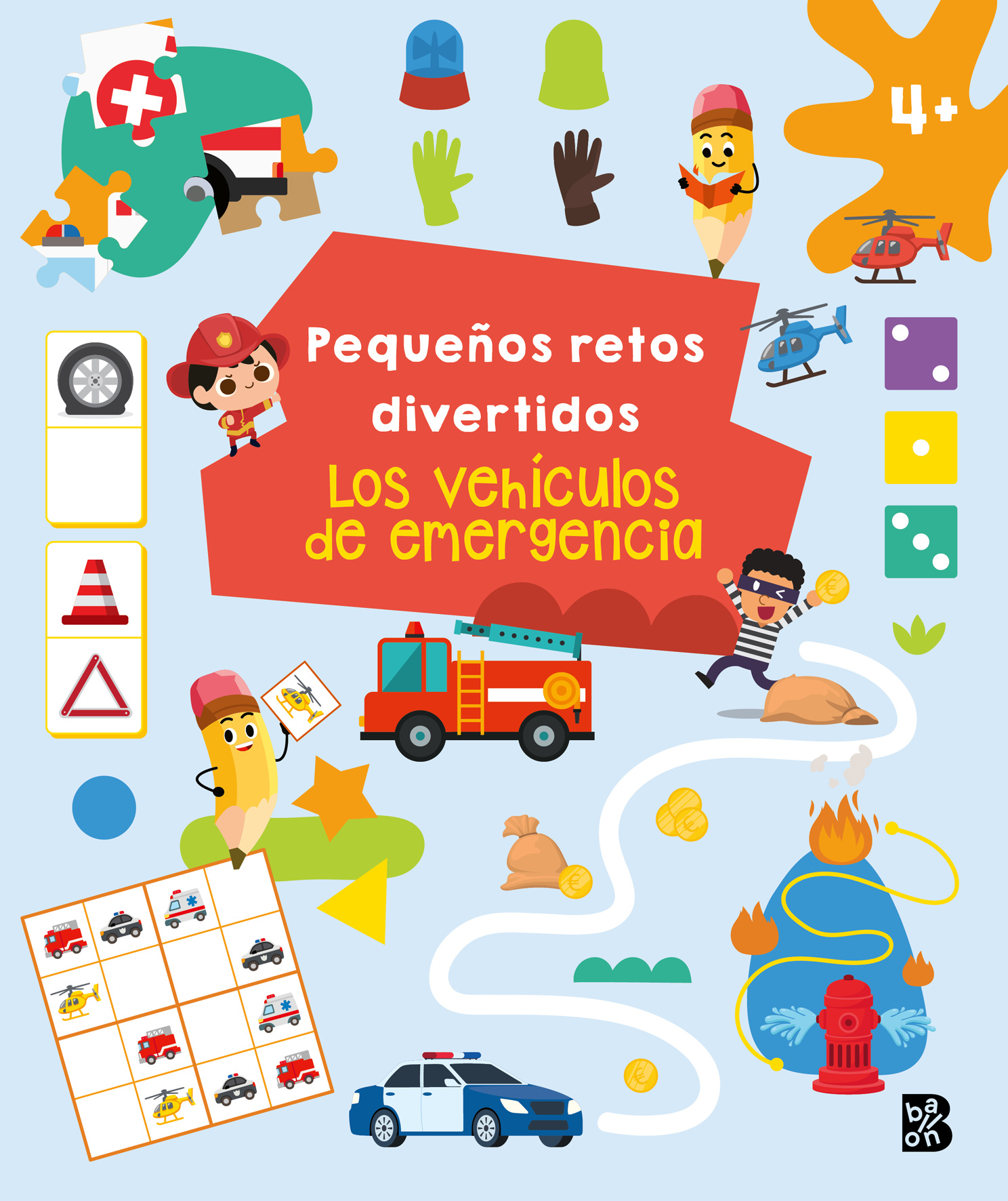  PEQUEÑOS RETOS DIVERTIDOS-VEHÍCULOS DE EMERGENCIA 