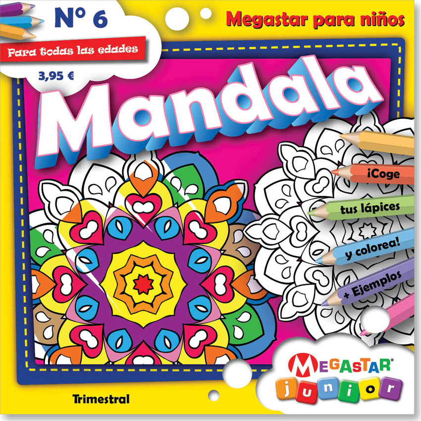 MANDALA JUNIOR COLOREA Y DISFRUTA 06